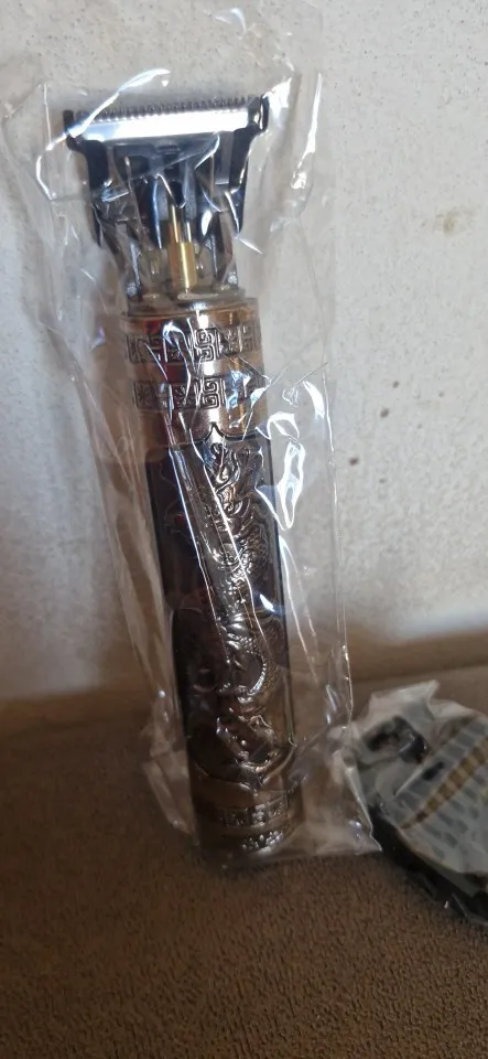 Máquina De Cortar Cabelo Para Barba Masculina Aparador Profissional barbeador acabamento Sem Fio Portátil T9 photo review