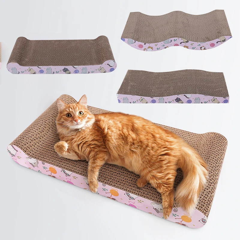 Kitten Cat Scratching Board Corrugated Paper Claw Grinder Wear