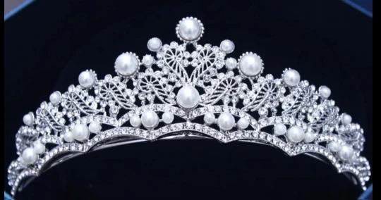 Diverse Silver Gold Color Crystal Crowns photo review