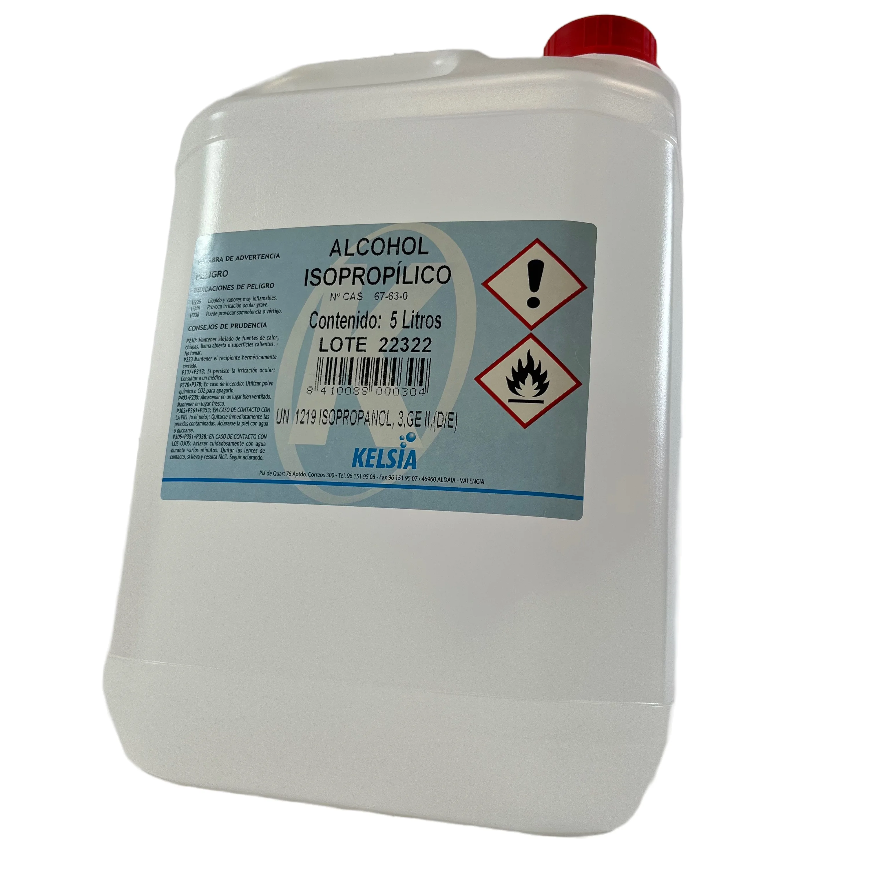 Alcohol Isopropílico 99,9% Puro 5L | Isopropanol | Limpieza de Componentes  Electrónicos. Desinfección y Limpieza de Superficies.…