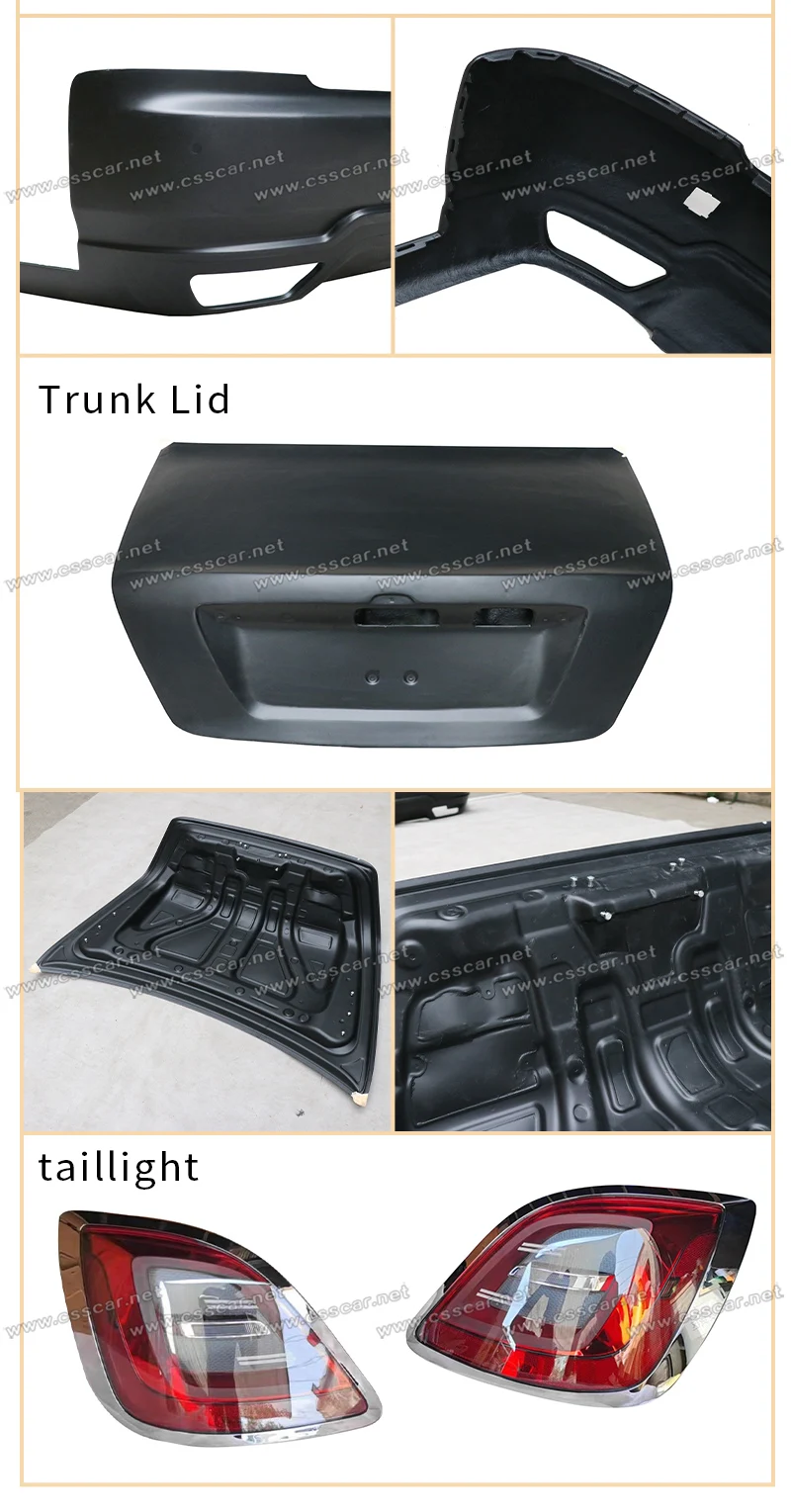 FRP Material Modification Body Kit Car Front Rear Bumper Guard Side Skirt For Rolls Royce Ghost Old Upgrade New 4th Versions