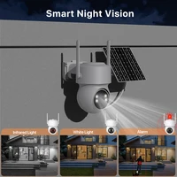 WONSDAR batterie intégrée WiFi PTZ caméra IP solaire sans fil extérieure caméra de Surveillance vidéo HD longue durée de veille iCSee 4