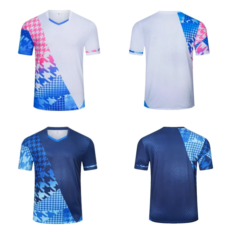 Tennis Shirt Acive Fashion For Men Women Kids Breathable Quick-Dry Badminton Running Workout