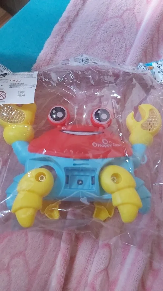 Brinquedo Caranguejo Fujão Musical Som Luz E Movimento photo review