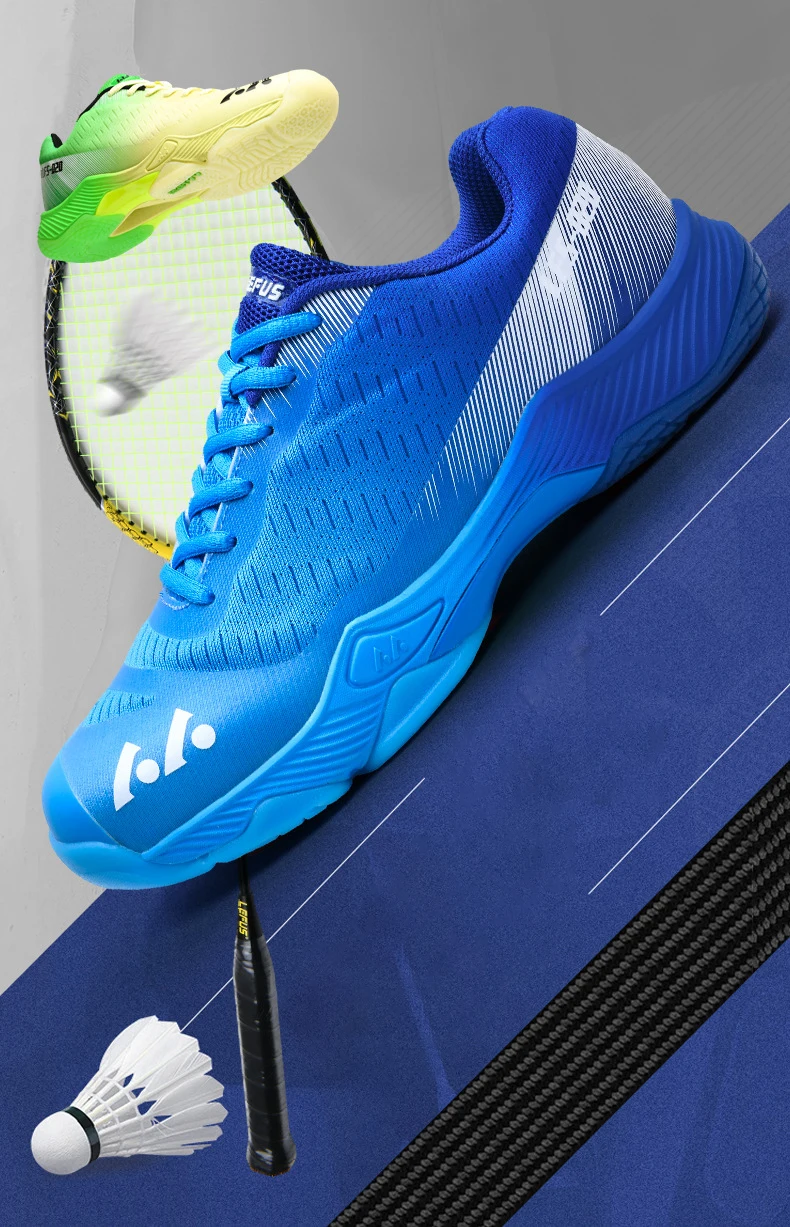 Description Picture 5 of itemLEFUS Big Size 46 45 Badminton Shoes Men Women Breathable Anti-Slippery Sport Shoes Volleyball Competition Training Shoes