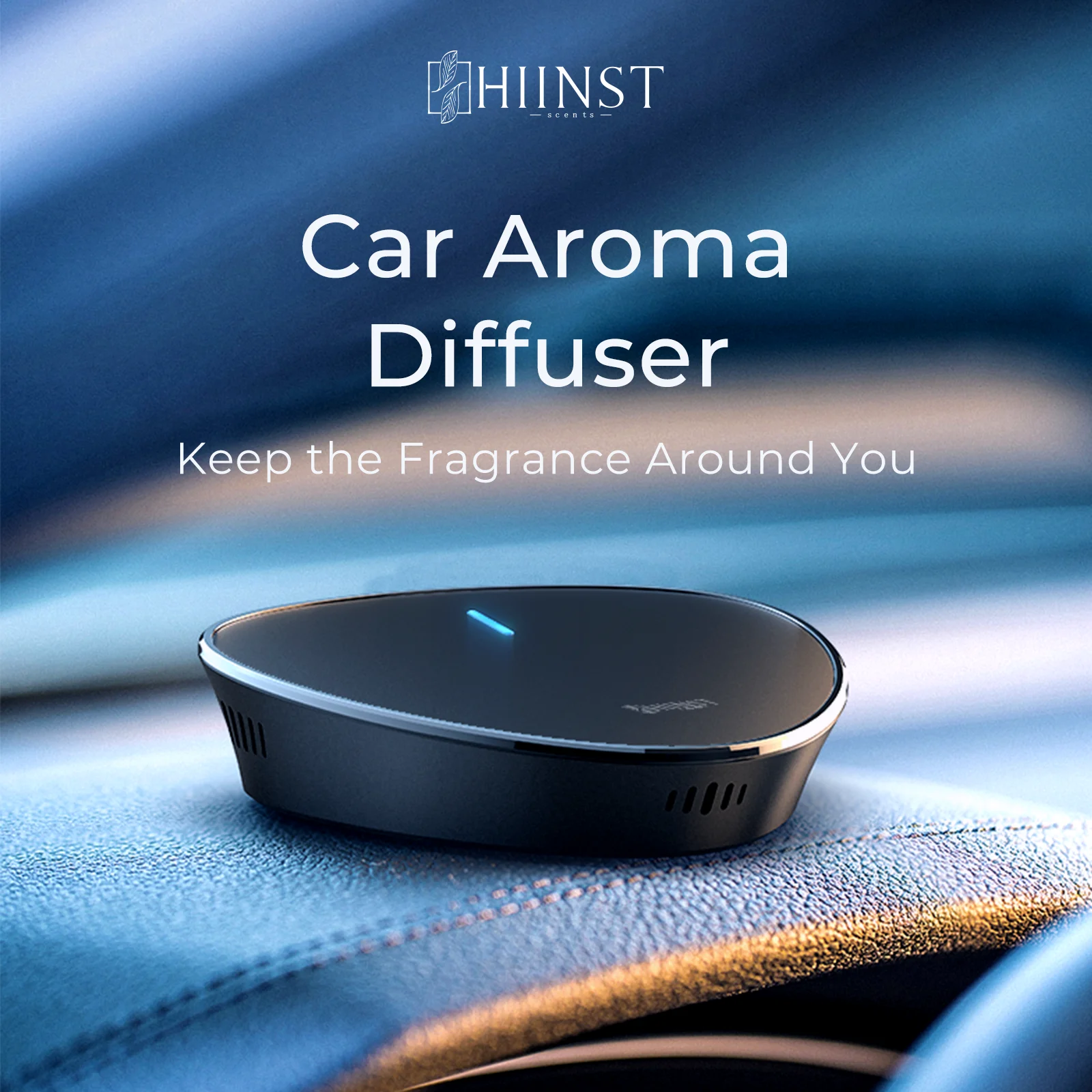 HIINST Luxury USB Rechargeable Battery Aromatherapy Car Air Freshener Machine Aroma Diffuser