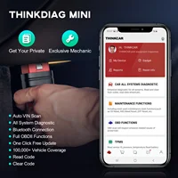 THINKCAR THINKDIAG Mini Car Diagnostic Tool OBD2 Bluetooth Scanner tools All Cars Full System Diagnose Lifetime Free code reader 2