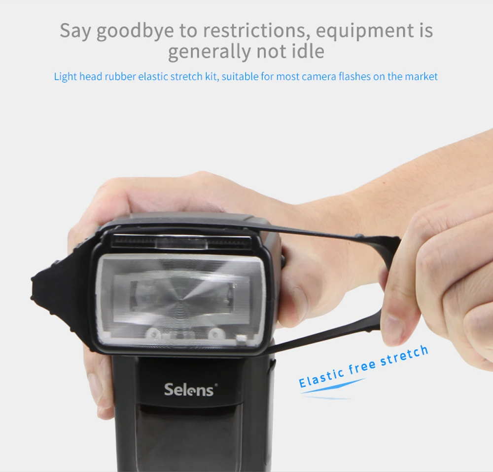 Selens top flash magnetisches zubehör 7 farben gel filter waben gitter snoot griff halterung diffusor beleuchtungs modifikator für canon – Detail 6
