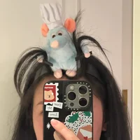 Ratatouille bandeau nouveau dessin animé en peluche poupée bandeau français à large bord épingle à cheveux Photo coiffure créativité fille cadeau 2