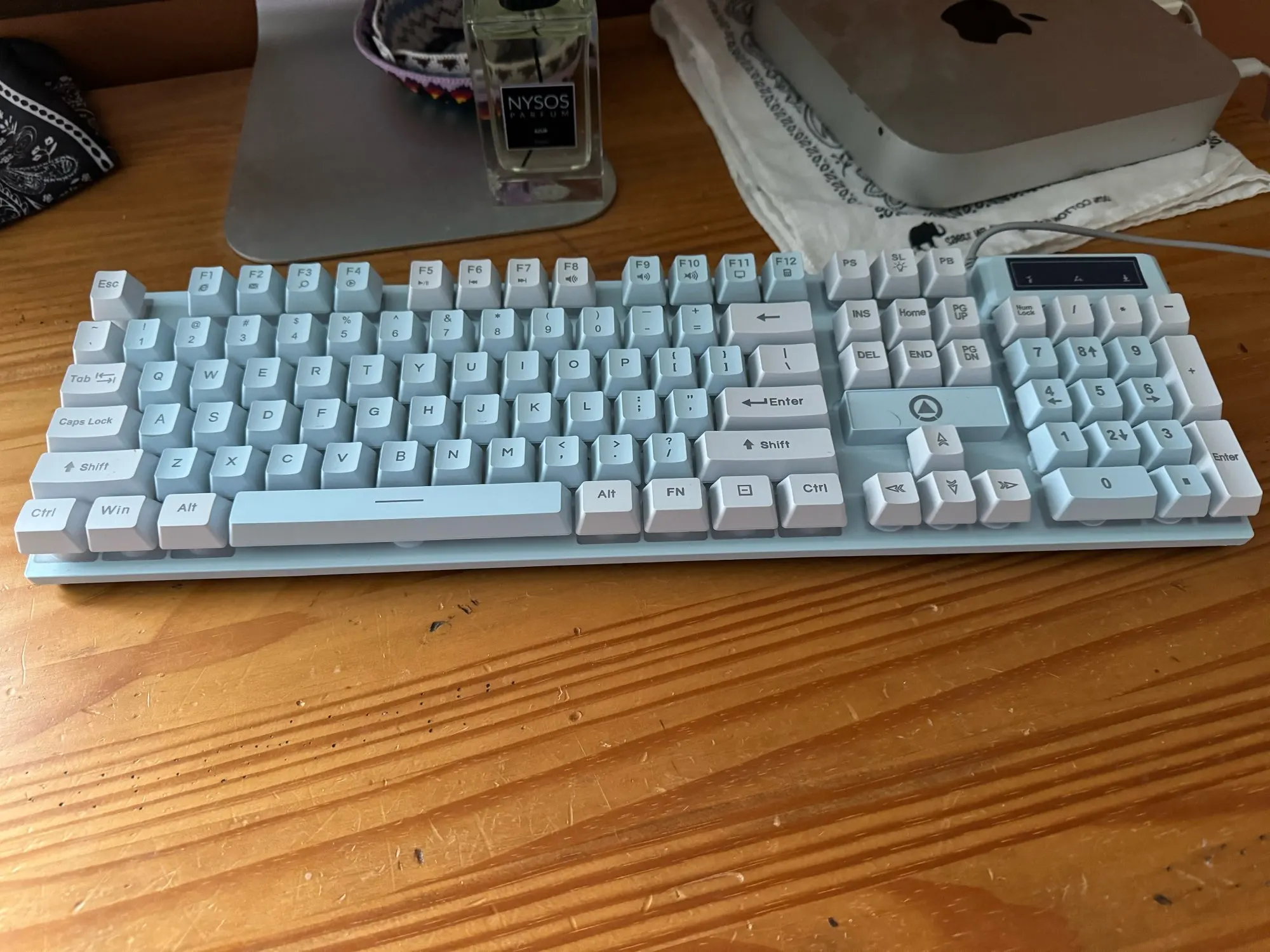 YINDIAO Keyboard Gaming Wired Laptop Desktops PC Computer Office Accessories Low Profile Gamer Keyboards With Numpad photo review