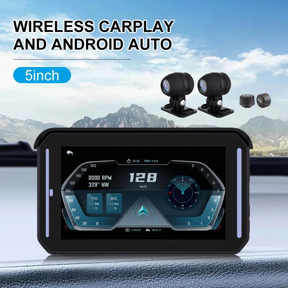 Wireless-CarPlay-Android-Auto-Touchscreen-for-Motorcycle-GPS-Navigation ...