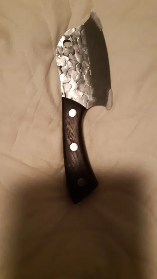 Forge Master: Hand-Forged Meat Cleaver – Unrivaled Precision in Every Cut photo review