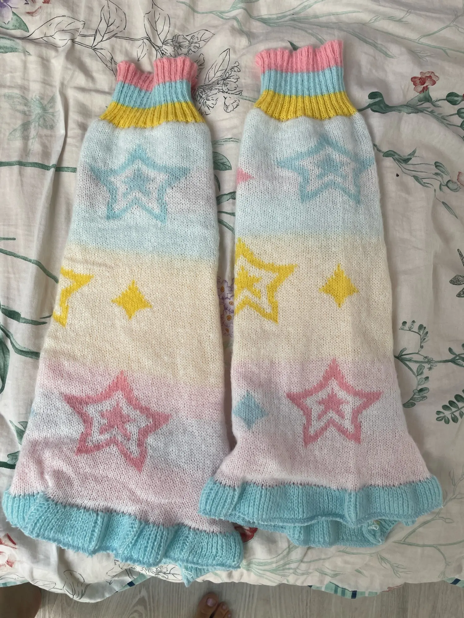 Colorful Leg-Warmers - Jojifuku Aesthetic photo review