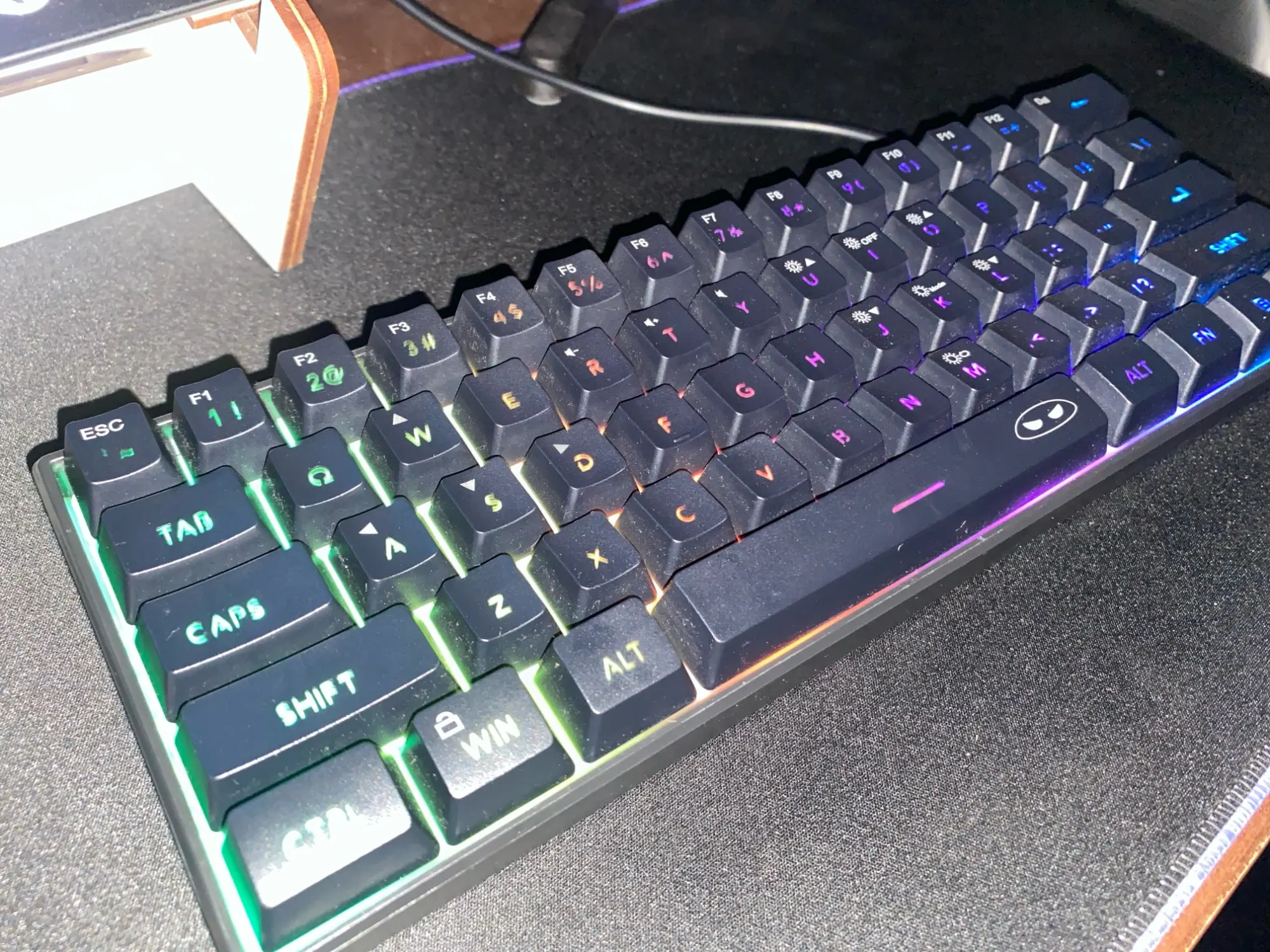 MageGee 61-Key RGB Backlit Compact Gaming Keyboard photo review