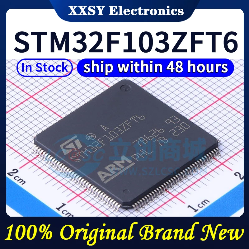 

Микроконтроллер STM32F103ZFT6 LQFP144 MCU/MPU IC однокристаллическая интегральная схема