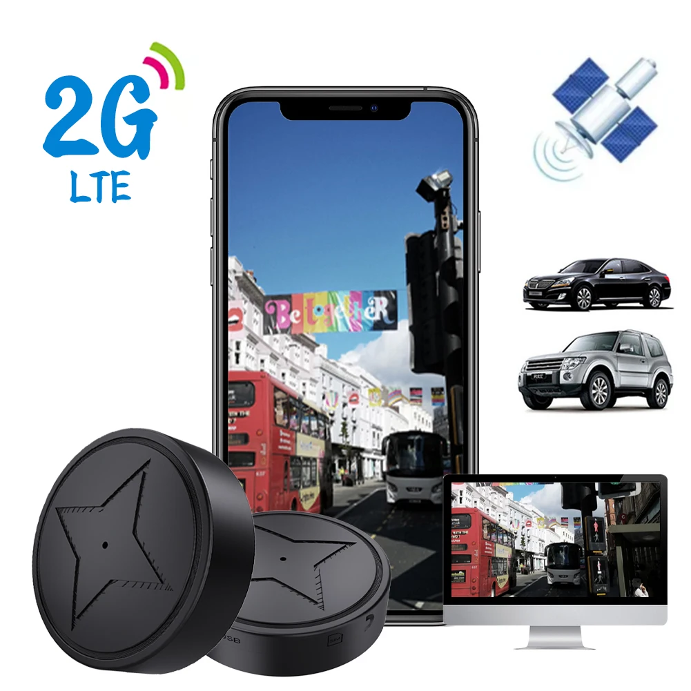 Mini Gps Tracker Forte Magnete Auto Dispositivo Di Localizzazione In Tempo Reale Localizzatore Antifurto Localizzatore Gps Anti-Perdita Per Moto Camio