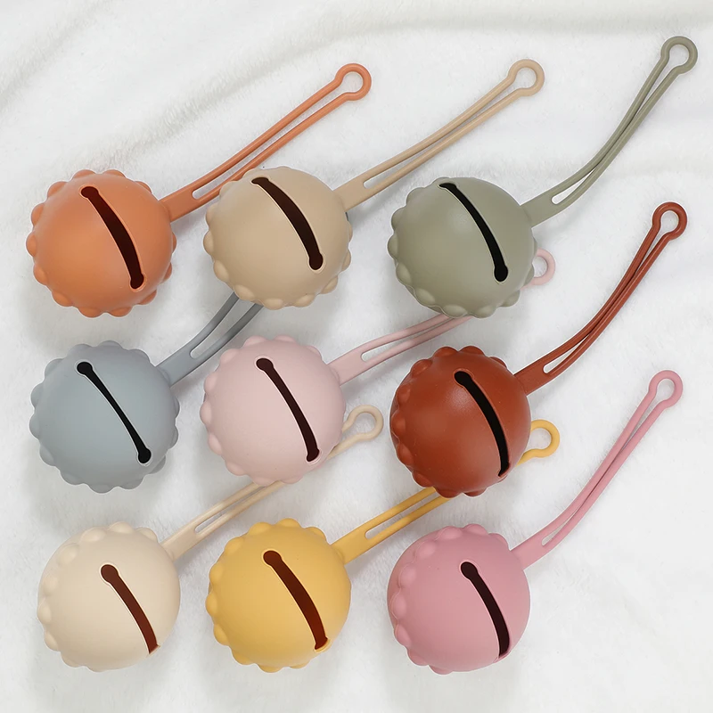TYRY.HU New Design Baby Silicone Pacifier Holder BPA Free Food Grade Silicone Infant Portable Soother Lion Nipple Storage Box
