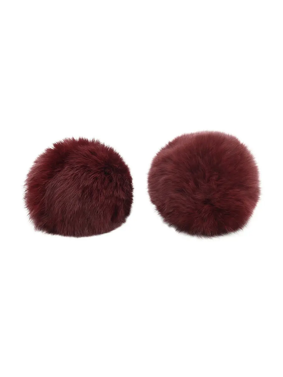 Помпон из натурального меха кролик