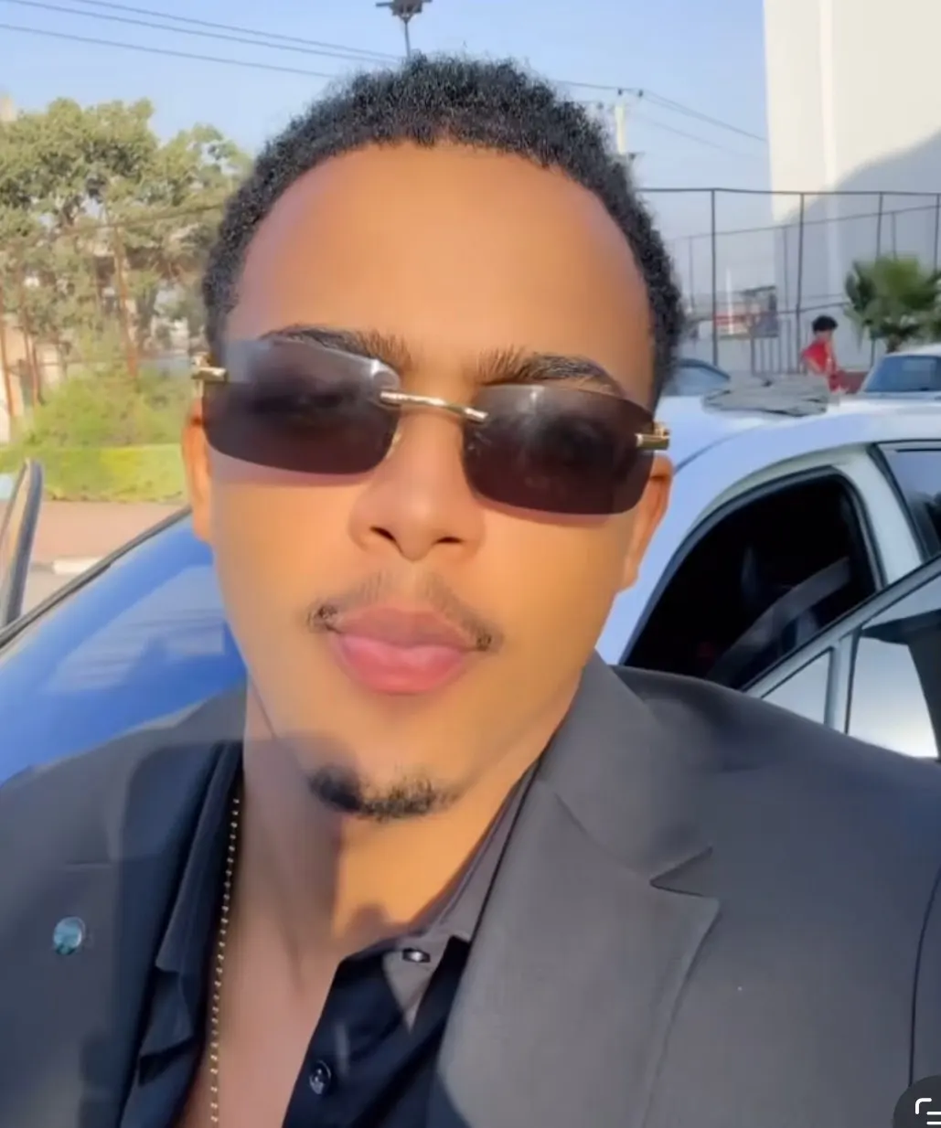 Rimless Luxury Sunglasses Unisex Vintage Travel photo review