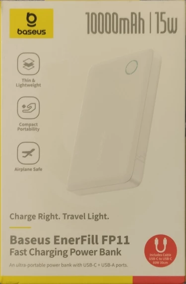 Baseus 22.5W Power Bank 10000mAh Portable Charger photo review