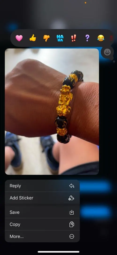 Blue Tiger Eye Pixiu Bracelet for Wealth & Confidence photo review
