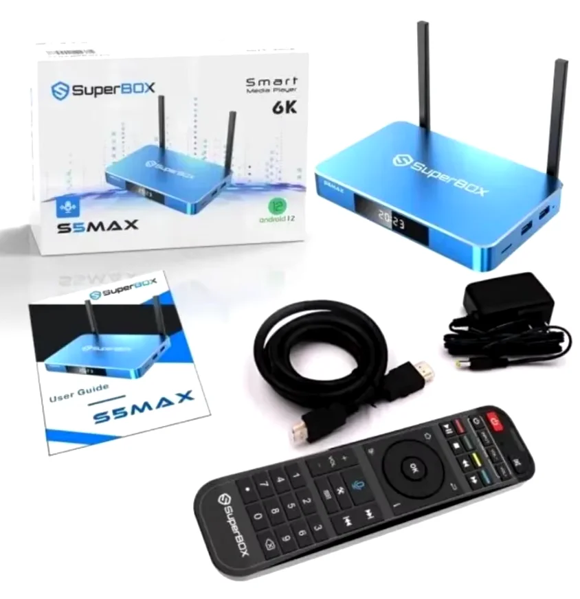 Selling new SuperBox S5 MAX Super Smart TV Box and Voice Remote