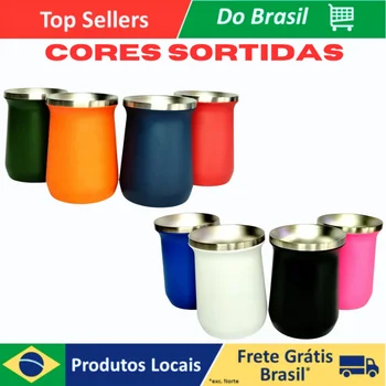 Copo de Cerveja Térmico Sortidos - Gelado ou Quente 260ml