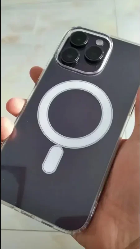 For Magsafe Magnetic Case For iPhone 16 15 11 13 12 14 Pro Max XR X XS 8 Plus Magnetic Wireless Charging Phone Cases Clear Cover photo review