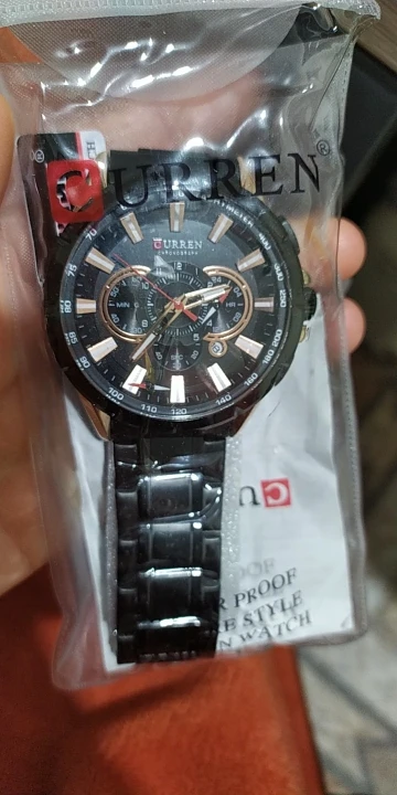 Relógio Masculino Curren Luxo Quartzo Esporte Militar photo review