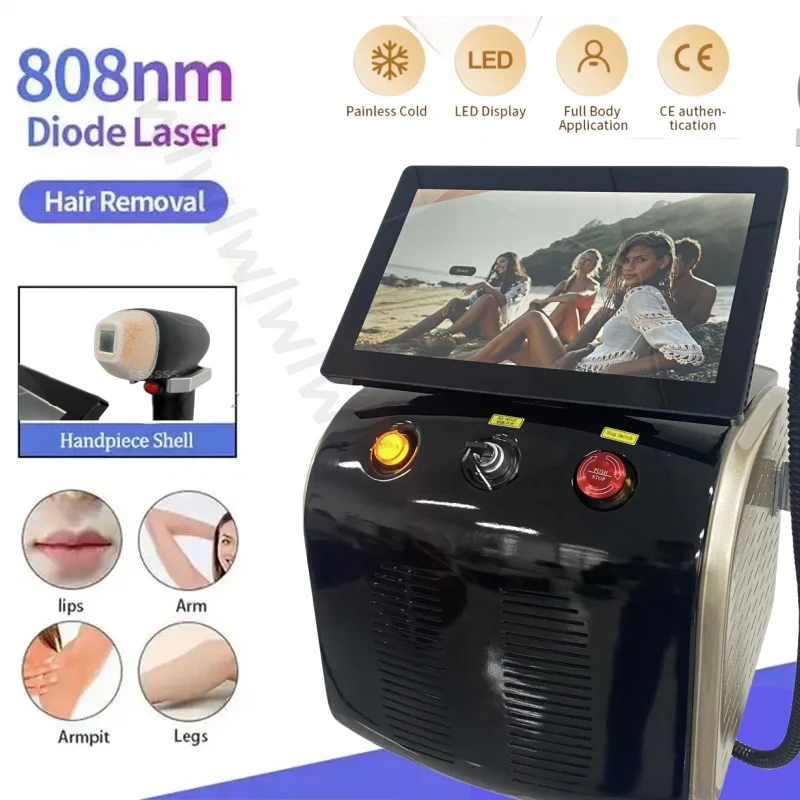 

Professional 3 waves IPL Diode Ice Titanium Laser Body Hair Removal Machine 2024 Portable 808 755 Alexandrite Device Permanent