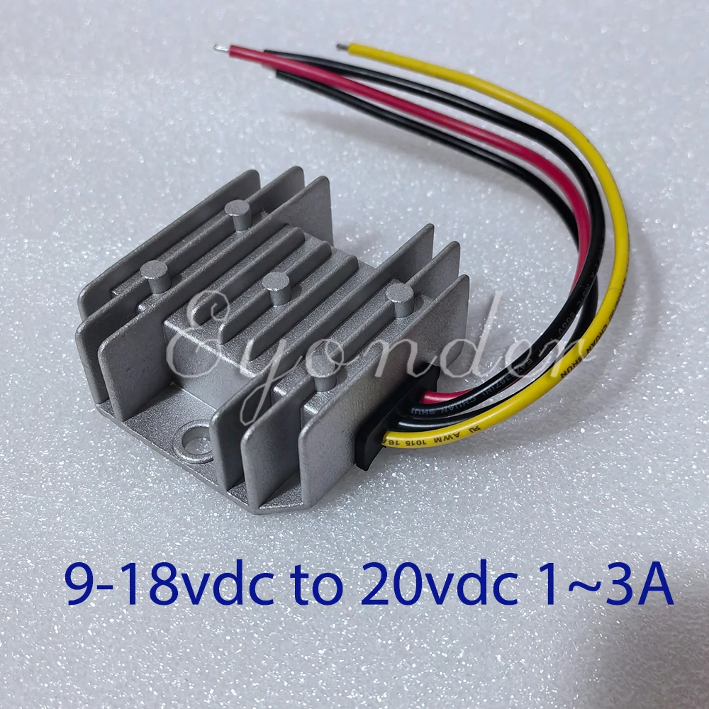 Неизолированный преобразователь постоянного тока 1a 2a 3a 20w 40w 60w Step Up Boost 9v 10v 13,8 v 14v 15v 16v 17v 18v 12v до 20v Dc конвертер