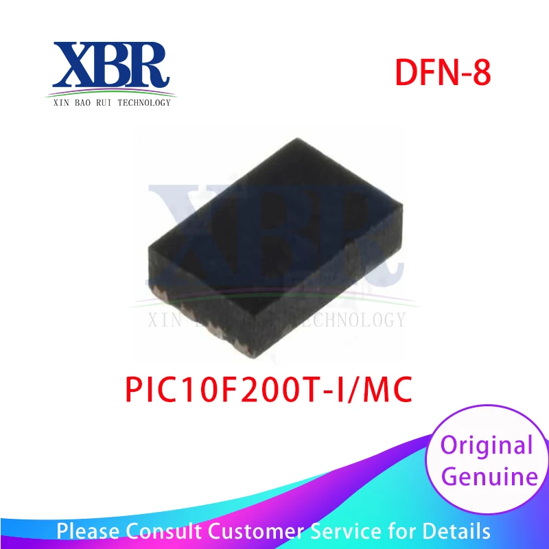 

5pcs PIC10F200T-I/MC DFN-8 microcontrollers