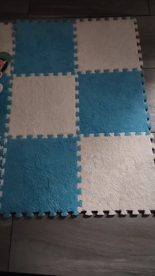 Soft Plush Kids Carpet Baby Play Mat Children's Rugs Toys EVA Foam Children's Mat photo review