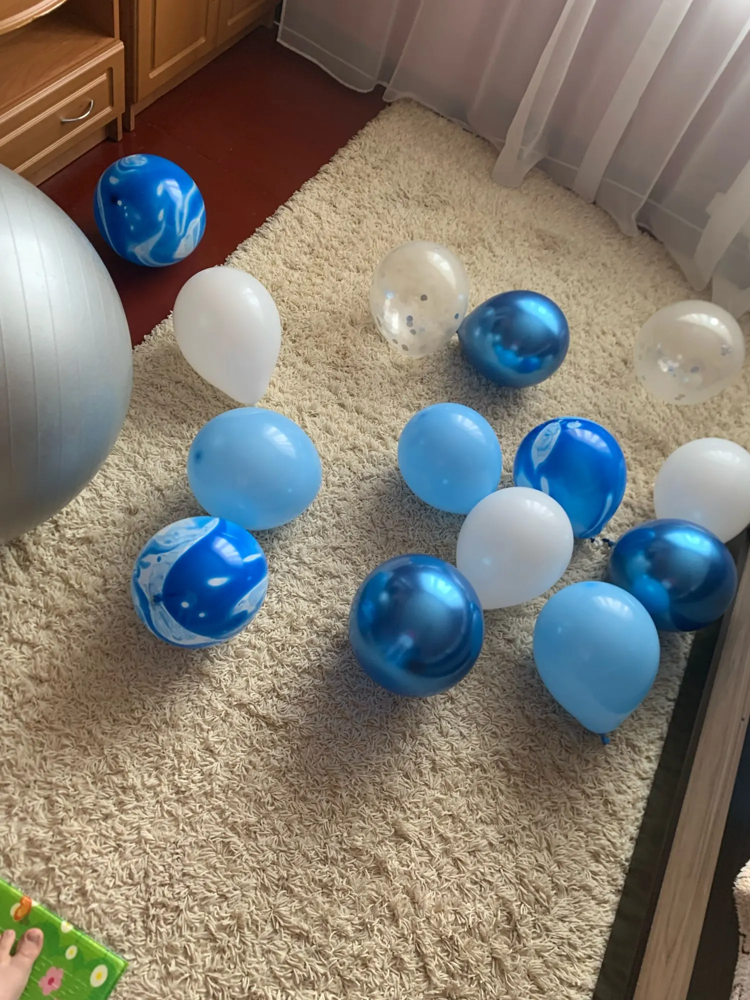 Agate Marble Balloons - 40-Piece Set for Wedding, Valentine's, or Baby Shower Party Decor photo review