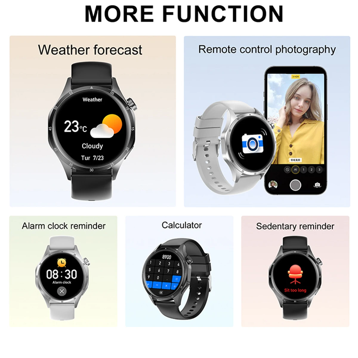 2026 New Original Smart Watch 1.52" HD IPS Screen Health tracker Heart Rate Bluetooth Call Smartwatch for Men Perfect Gift 5