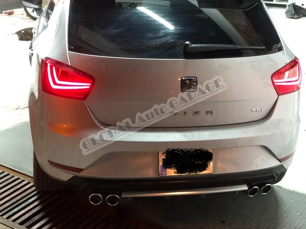 For Seat Mk4 2008 2017 Diffuser Rear Bumper Extension Attachment