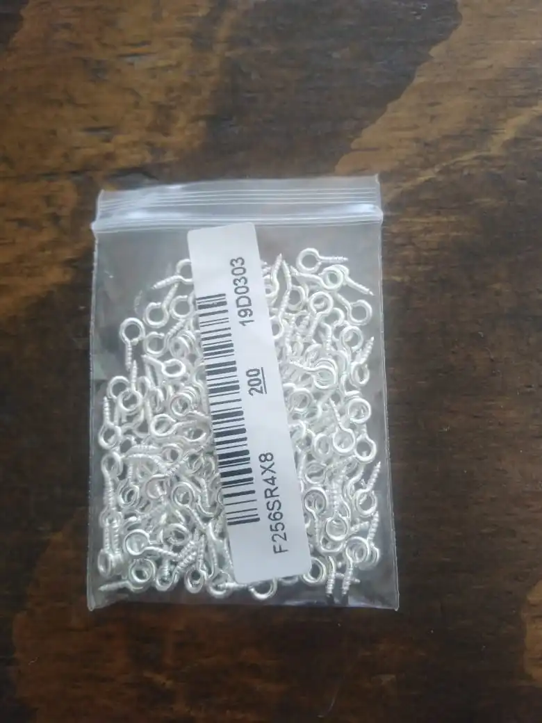 200pcs Small Tiny Mini Eye Pins Eyepins Hooks Eyelets Screw Threaded Gold Clasps Hooks Jewelry Findings For Making DIY