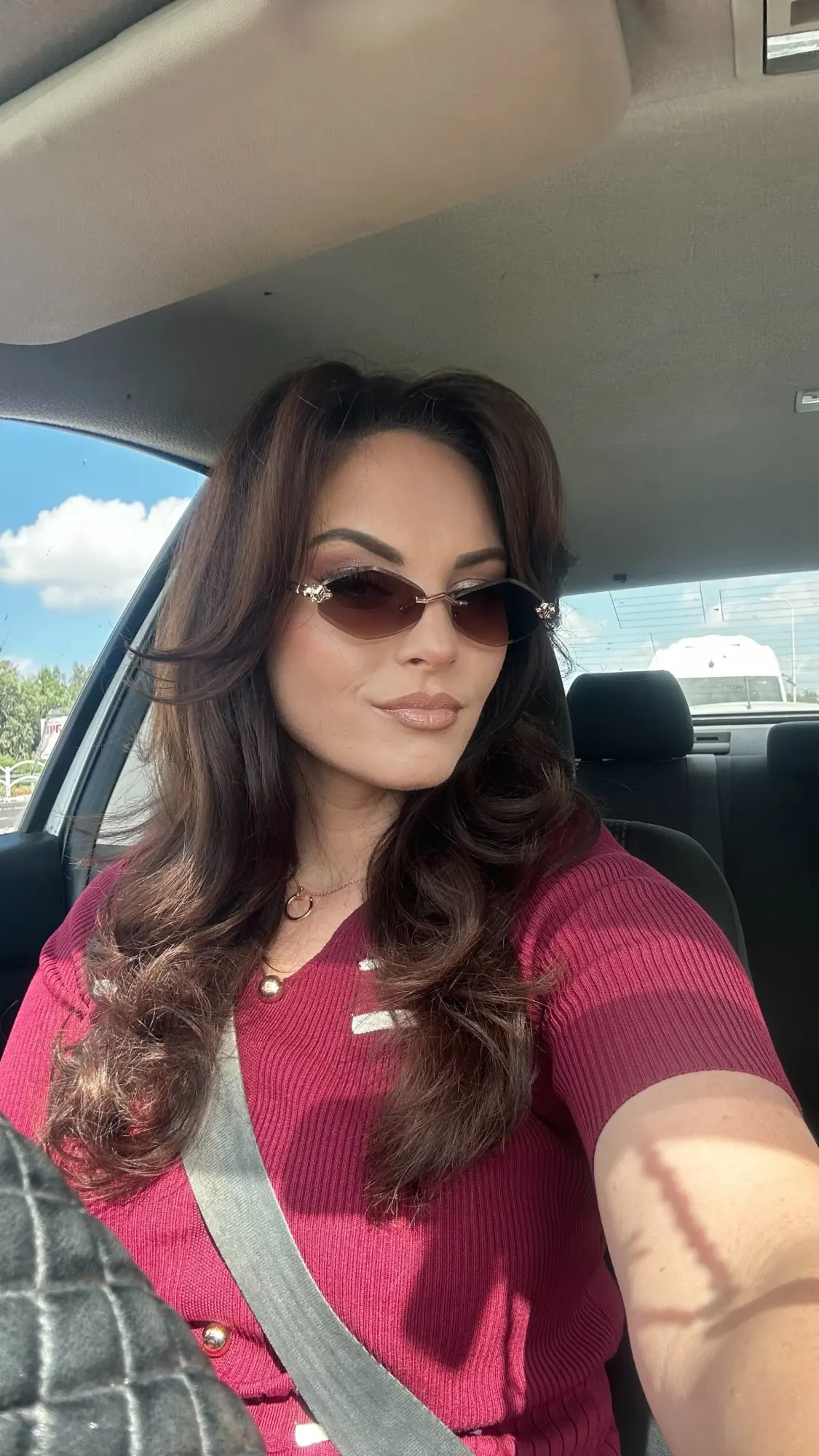 Frameless Rhombus UV400 Women's Sunglasses photo review