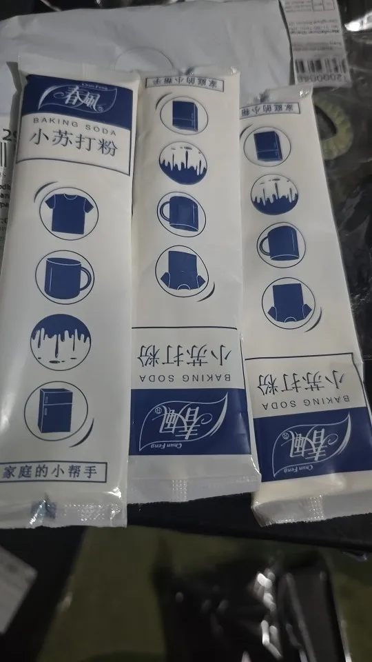 10bags Sodium Bicarbonate Baking Soda Multi-functional Decontamination Cleaning Powder Decontamination White Powder Soda Powder photo review