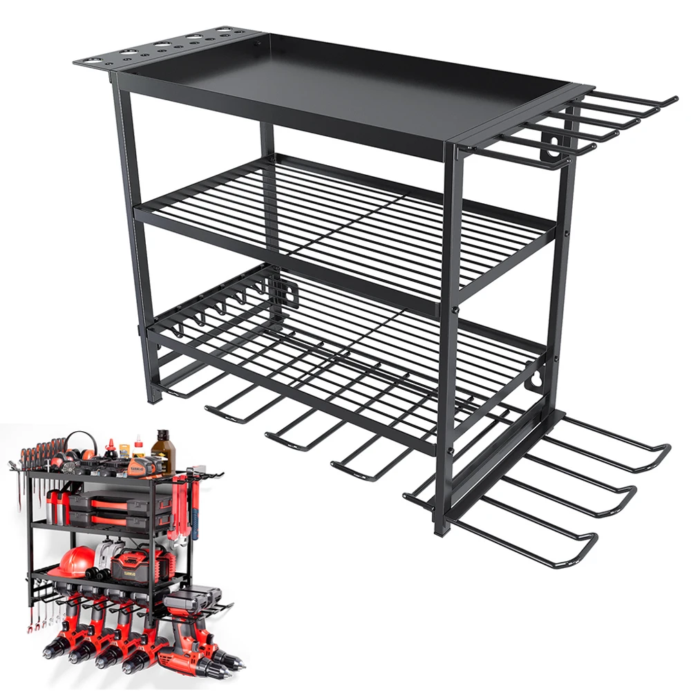 pegboard tool storage with hand tools