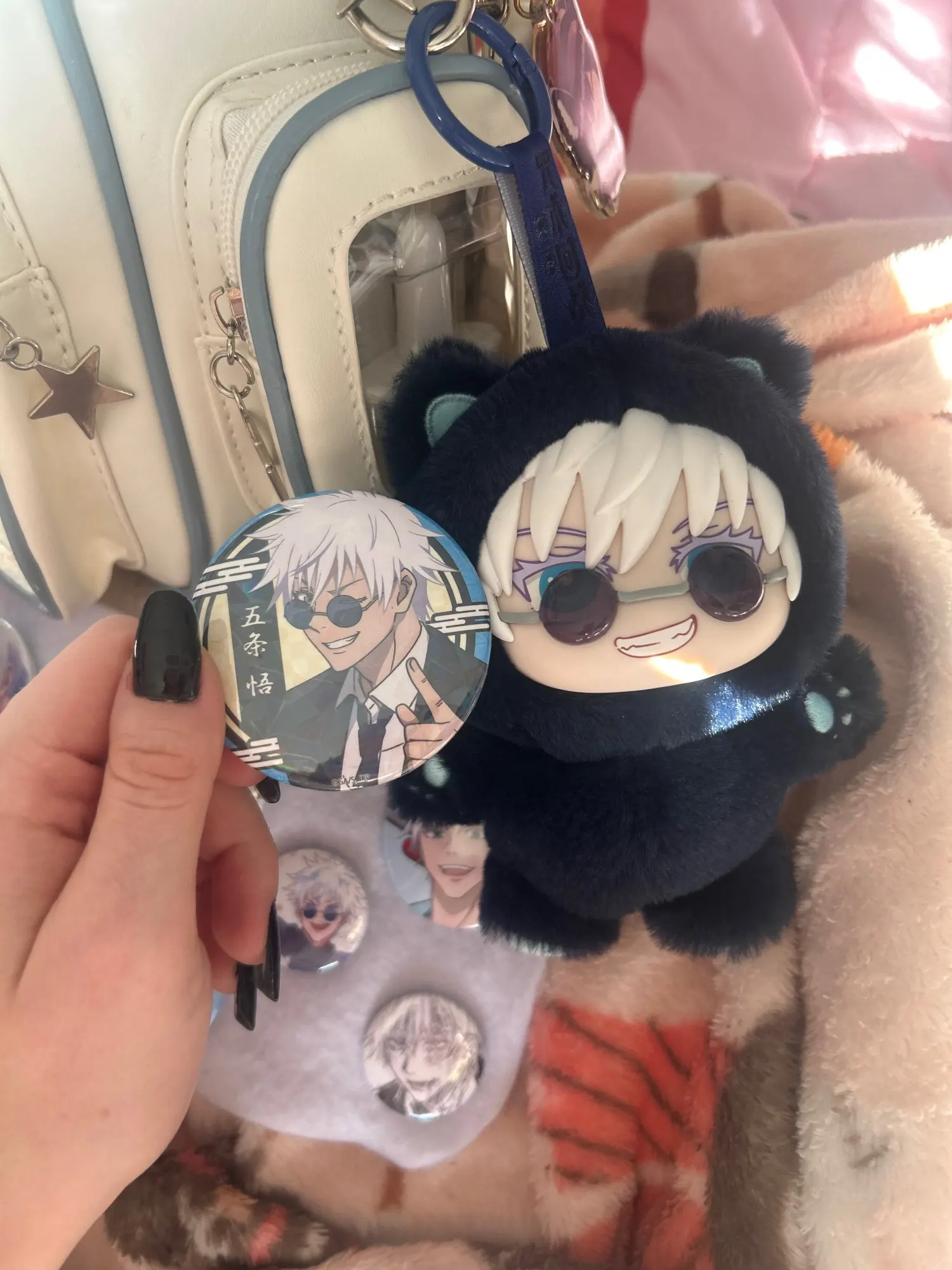 Jujutsu Kaisen Tinplate Badge Collection β Satoru, Suguru, Yuji & Megumi