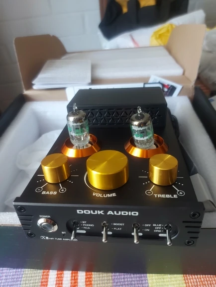 Douk Audio X1 HiFi Amplificador Valvulado Bluetooth 5.0 160W * 2