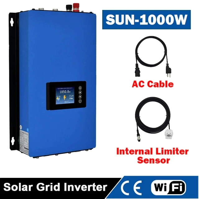 Sun1000 GTI Nulleinspeisung mit 3-Phasen-Limiter - PV-Anlage ohne