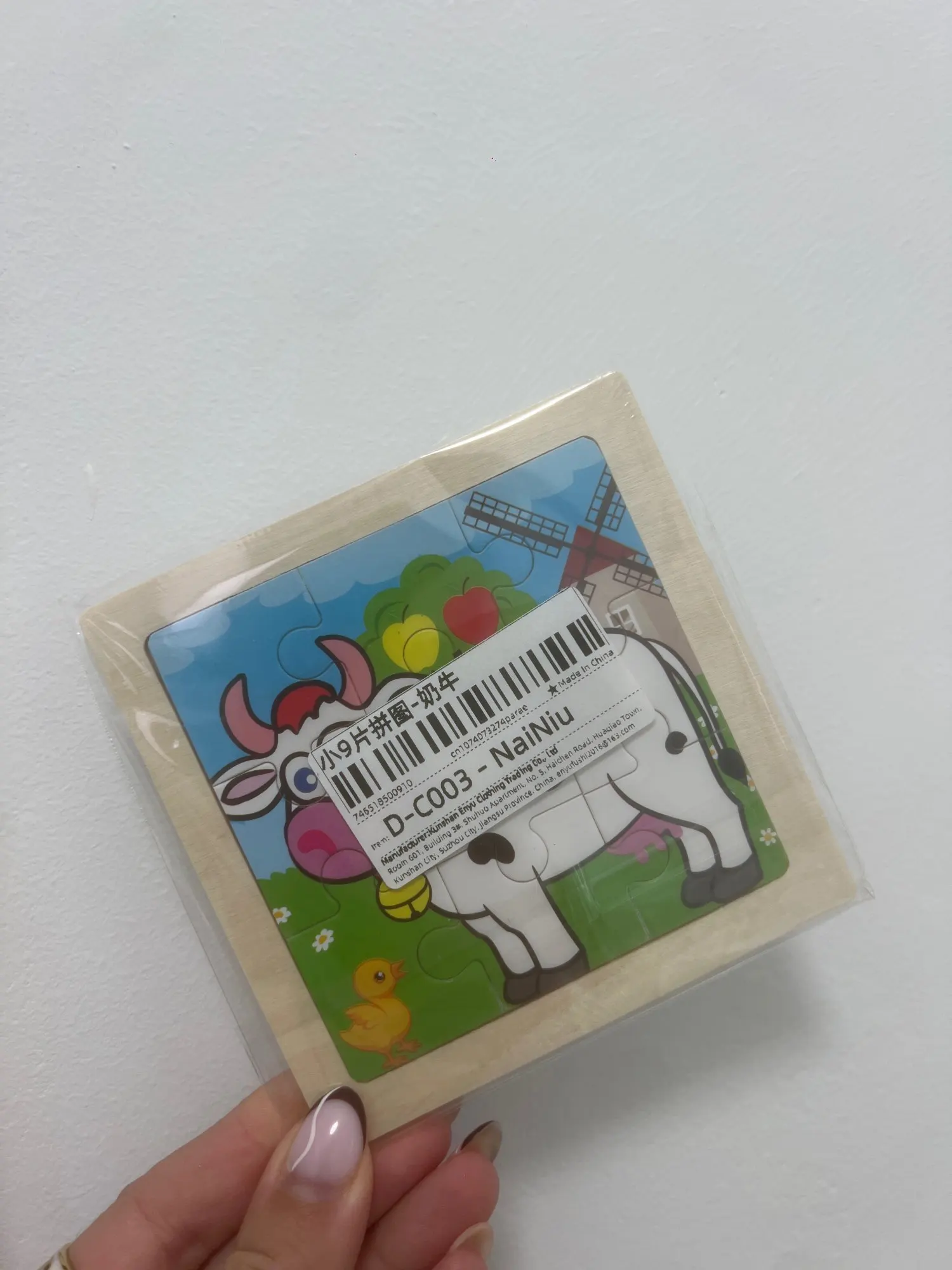 Clearance_60PCS Wooden Jigsaw Color 3D Puzzle Cartoon Characters Animal Early Educational Learning Logical Thinking Focus Puzzle photo review