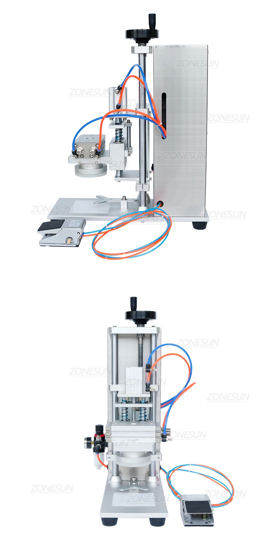 ZONESUN ZS-XG450D Pneumatic Capping Machine Bottle Capper