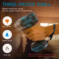 Makita – clé à chocs électrique sans fil, 520N.M, Rechargeable, 1/2 pouces, outils électriques, Compatible avec batterie 18V 3