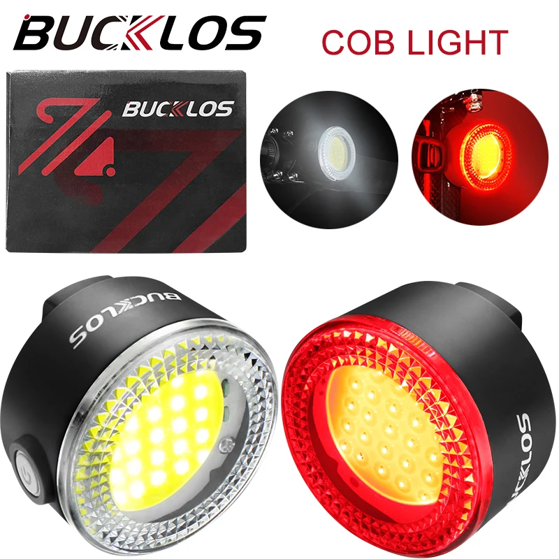 LED ไฟหน้า-หลังจักรยาน สว่างปลอดภัย น้ำหนักเบา
