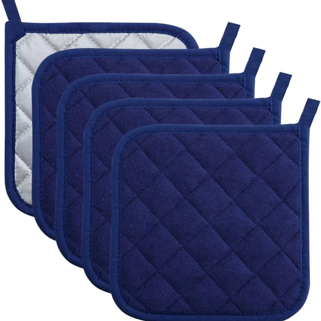 Support de casseroles résistant à la chaleur lavable en machine en coton, coussin d'isolation thermique, trépied, cuisine pour la cuisson et la cuisson, support de four 1
