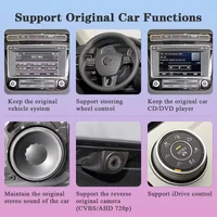 Wireless Carplay Android Auto Decoder For Volkswagen VW Touareg RNS850 2011-2018 With 8" Screen Bluetooth Mirror Link AUX Module 5