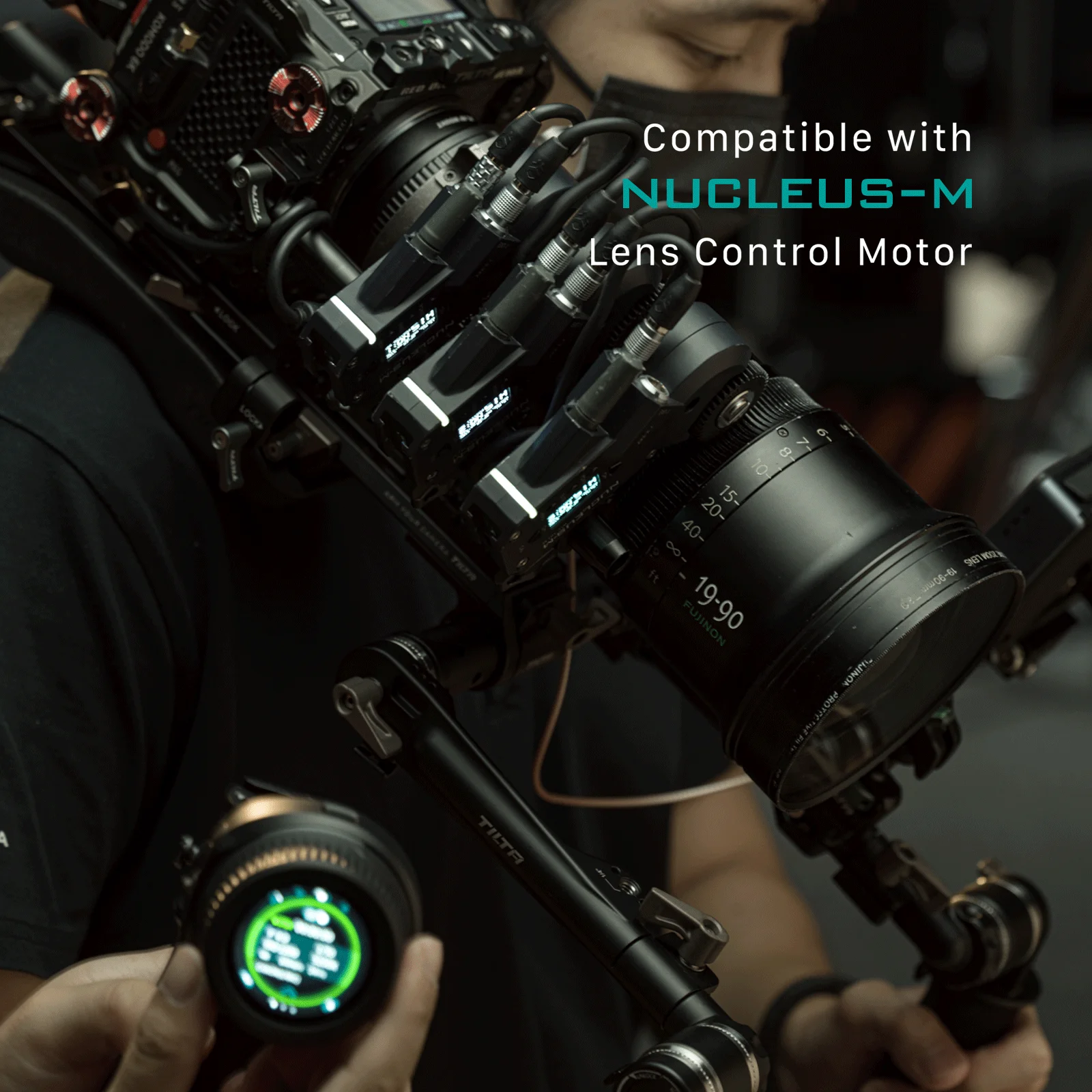 TILTA Nucleus N 2.0 WLC-T05 무선 렌즈 제어 시스템, 팔로우 포커스 Nucleus Nano, RS 및 Nucleus-M 모터용, 재고 있음